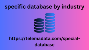 specific database by industry